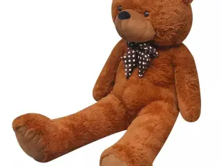 Blød plysbamse XXL 160 cm brun