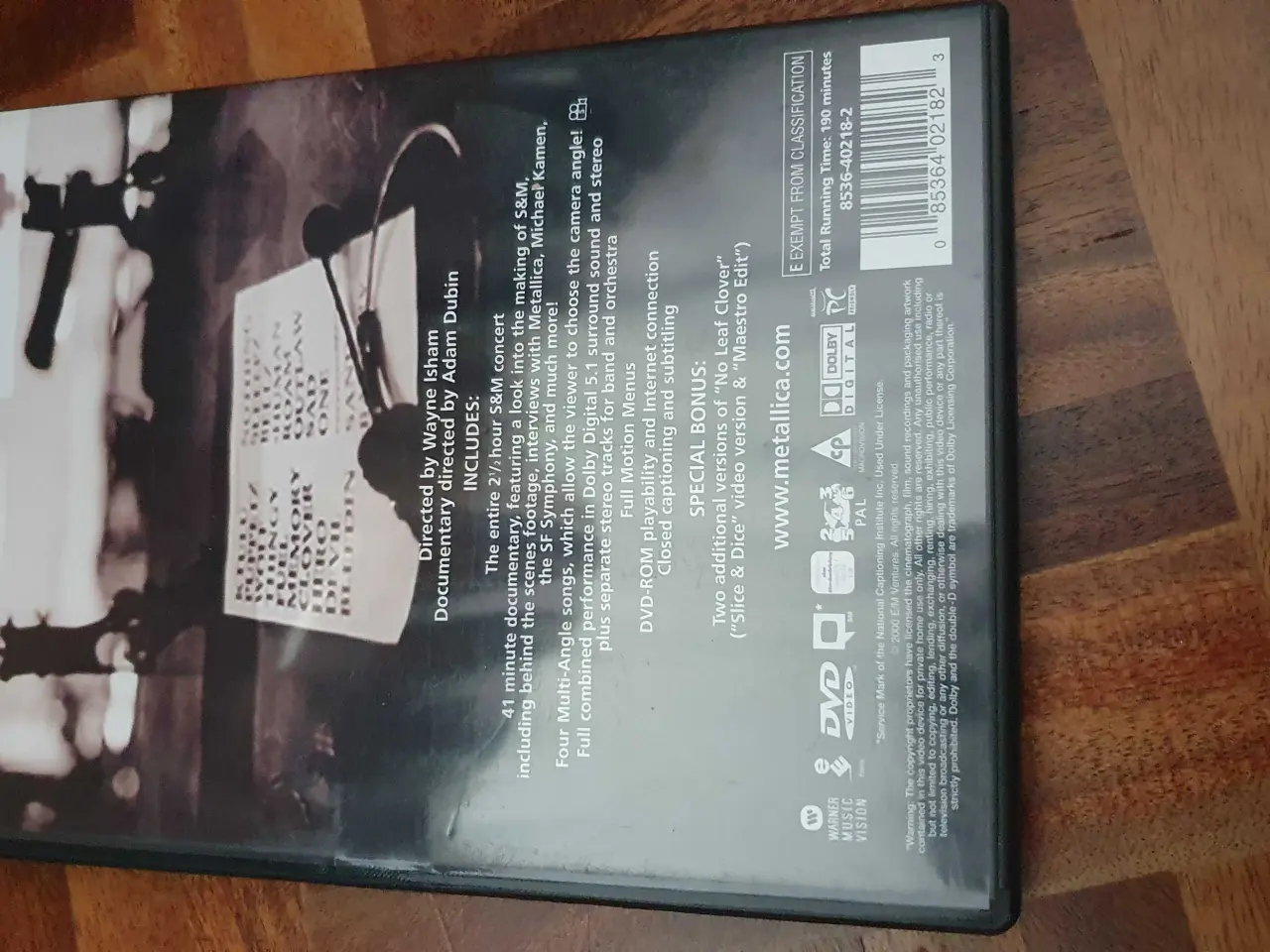 Billede 2 - Metallica musik dvd