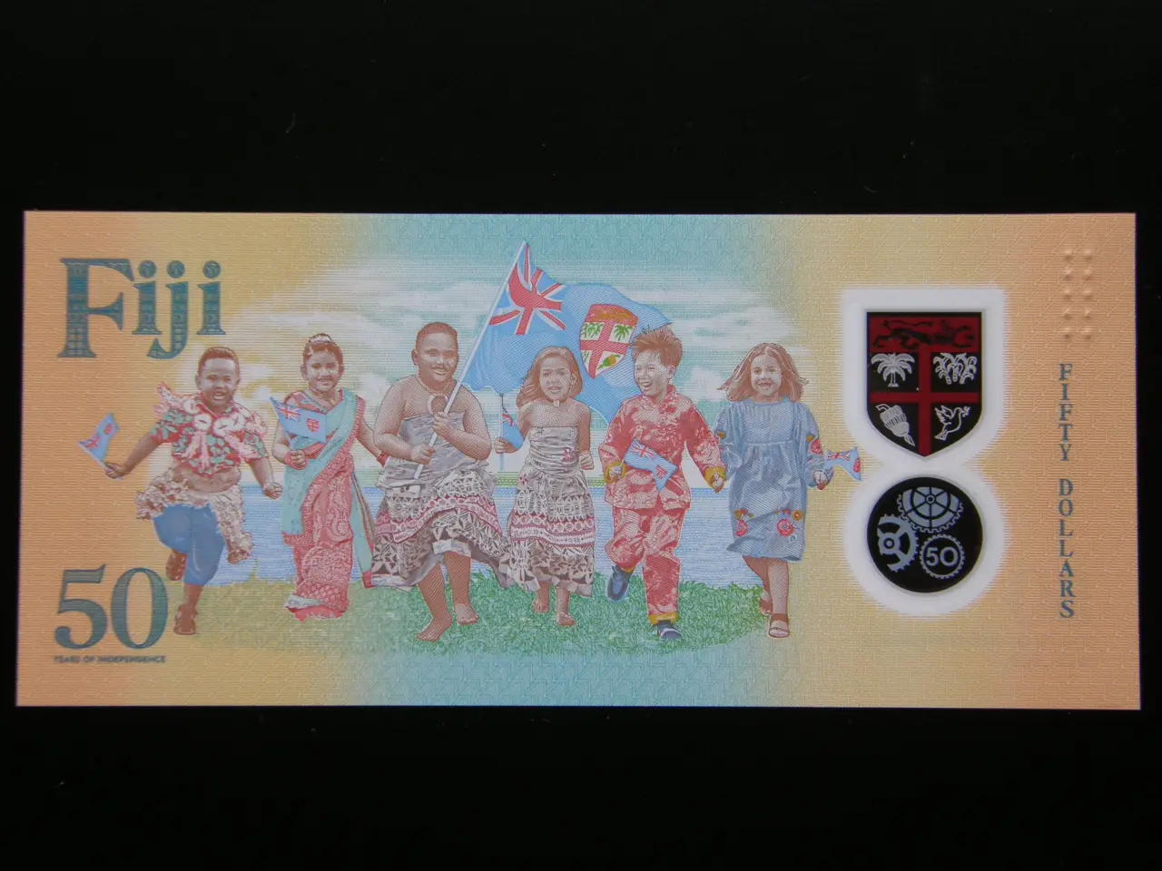 Billede 4 - Fiji 50 Dollars 2020 Comm.Issue. Kv.0/Unc.