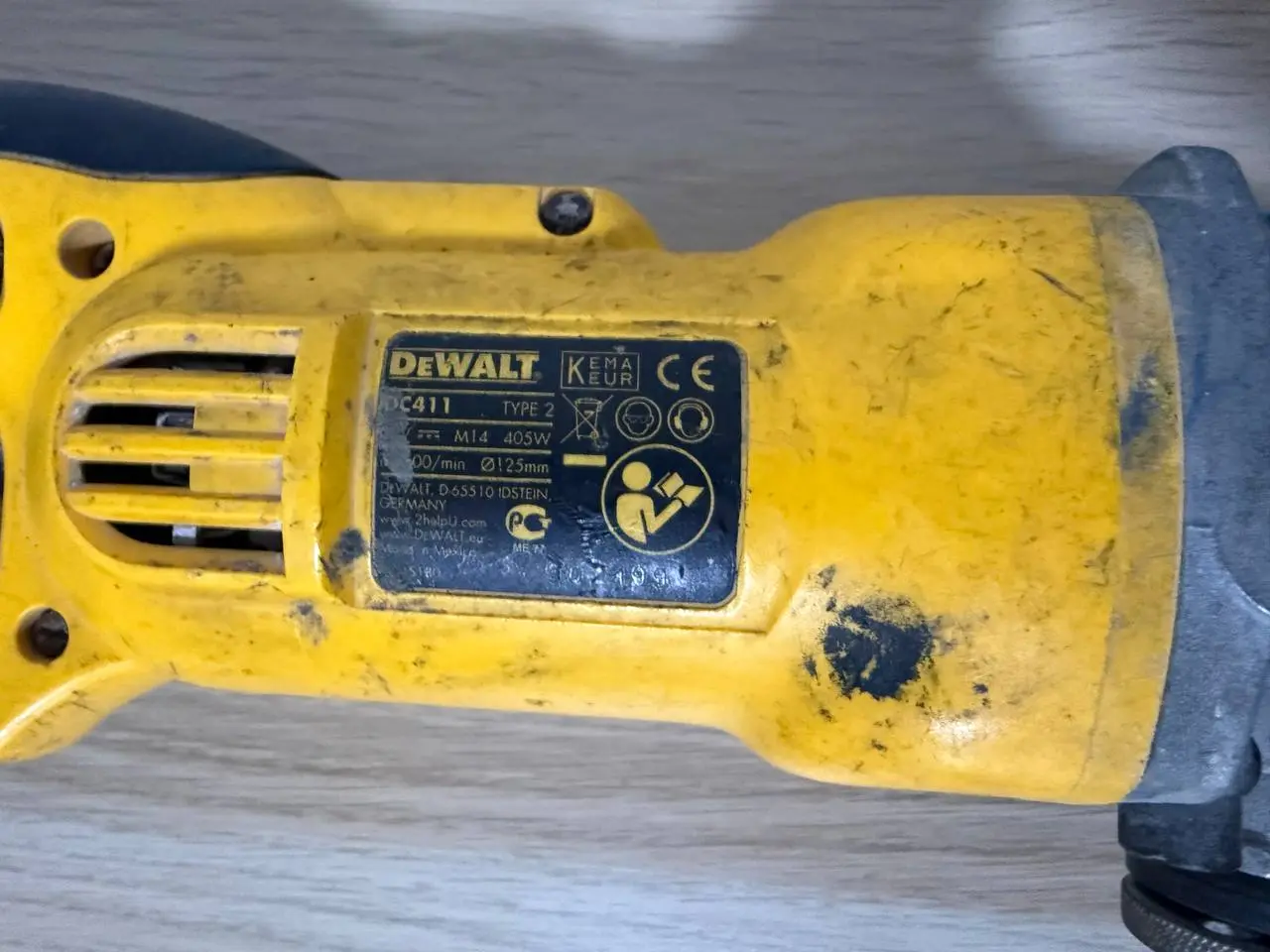 Billede 5 - DeWalt DC411 Vinkelsliber – Fungerer