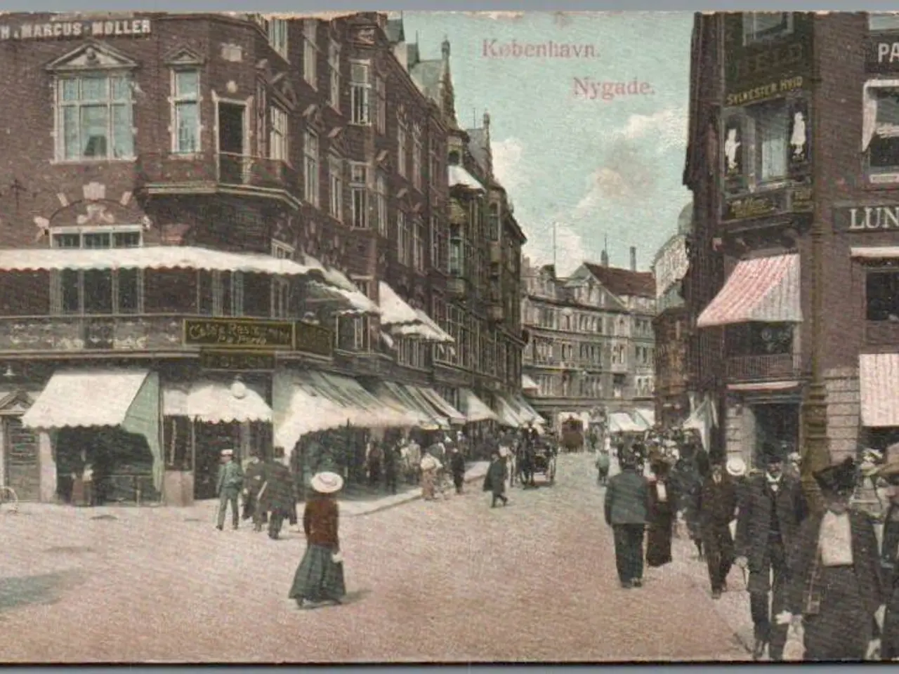 Billede 1 - København - Strøget - Postkort - Brugt