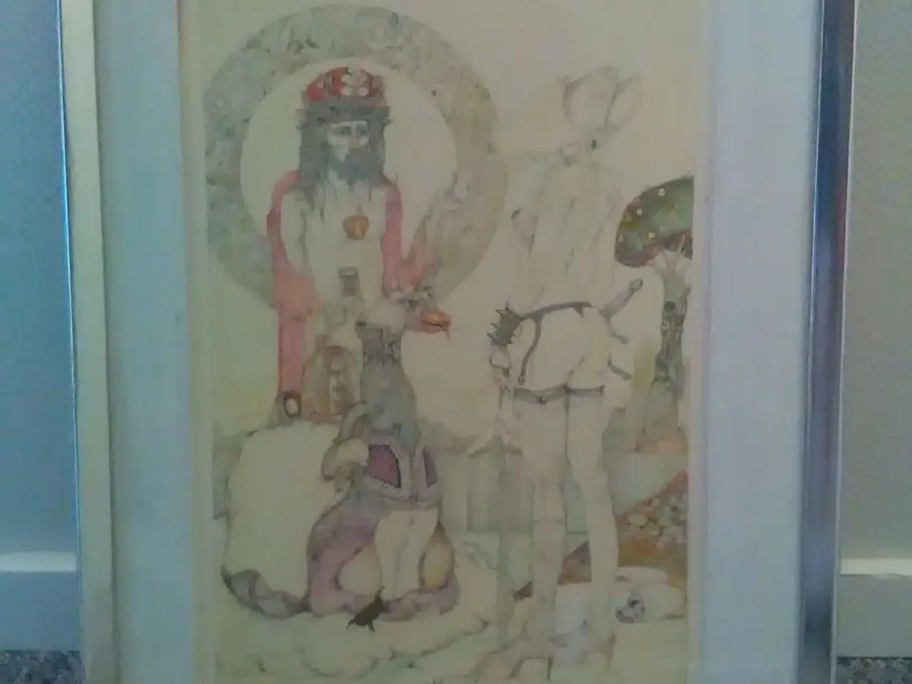 Billede 1 - Billede malet med harpiks - Judiths vision