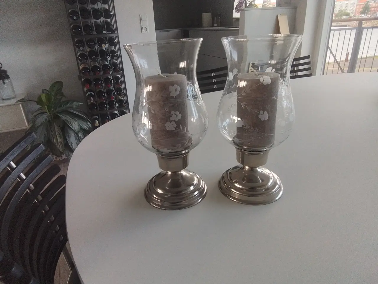 Billede 1 - To flotte lyssestager