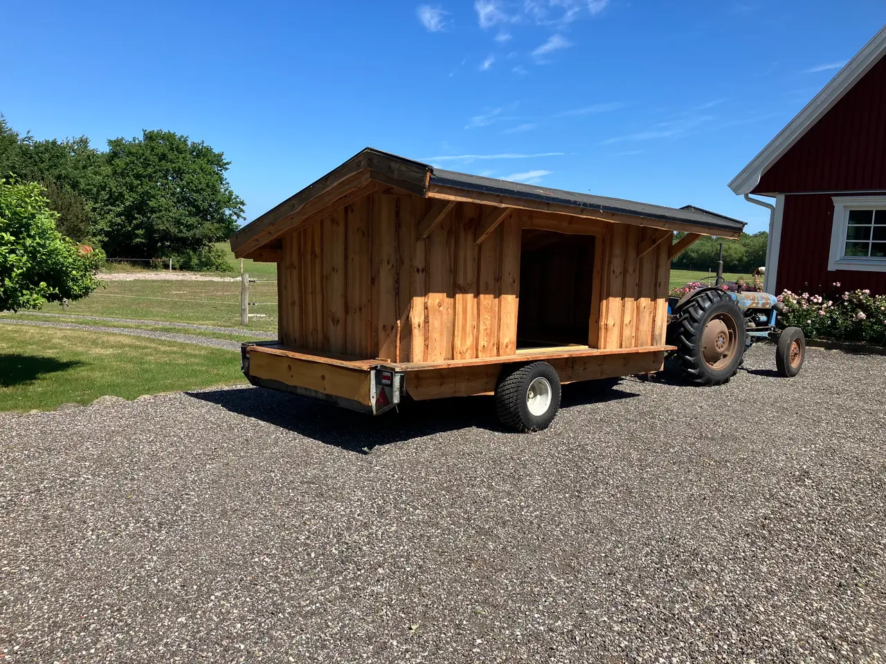 Billede 1 - Flytbar shelter på hjul.