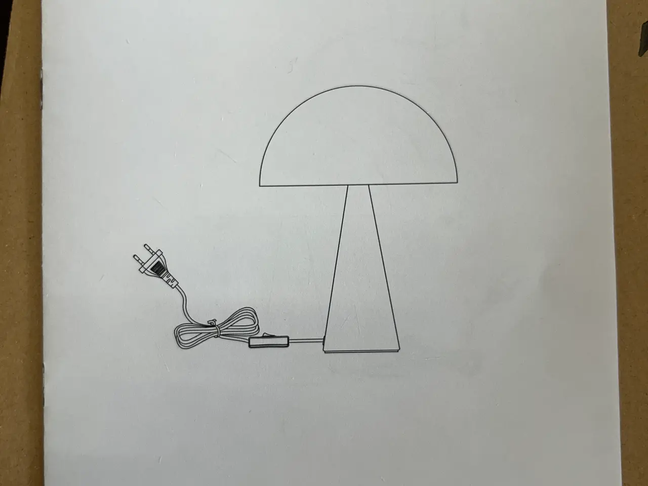 Billede 1 - Høj Bordlampe HÜBSCH Mush Tall