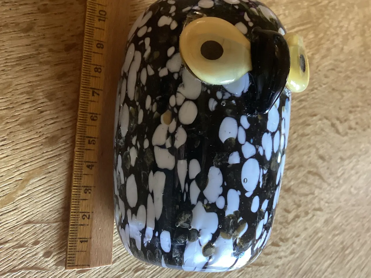 Billede 4 - Massiv Glas Ugle fig.H 10 cm