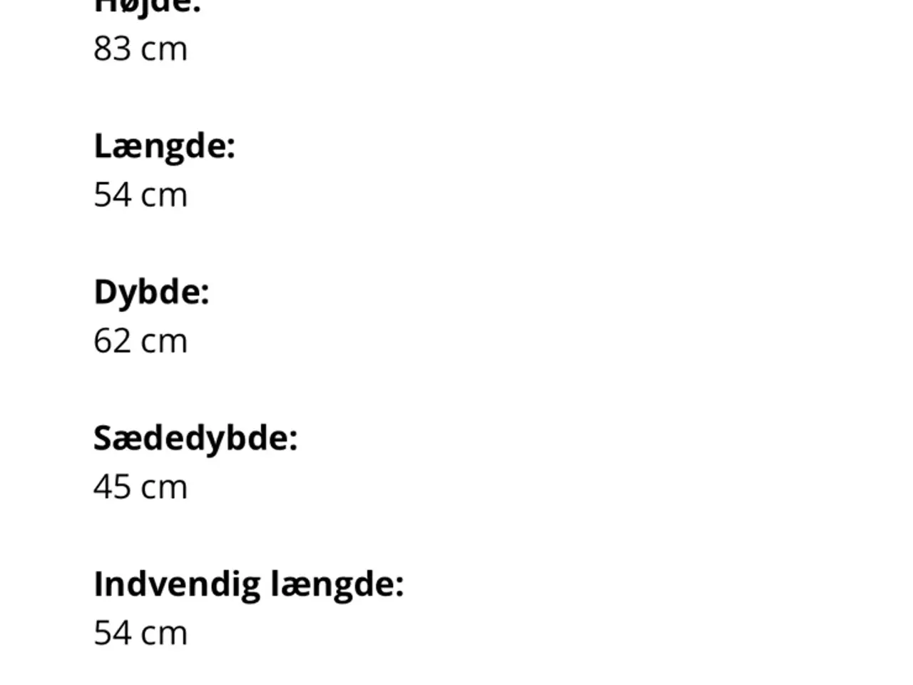 Billede 5 - Spisebords- / lænestol