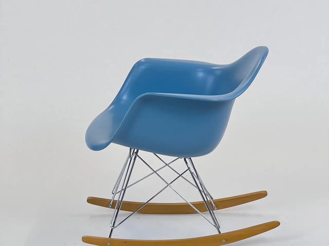 Billede 3 - Vitra Plastic Armchair RAR Loungestol – Blå
