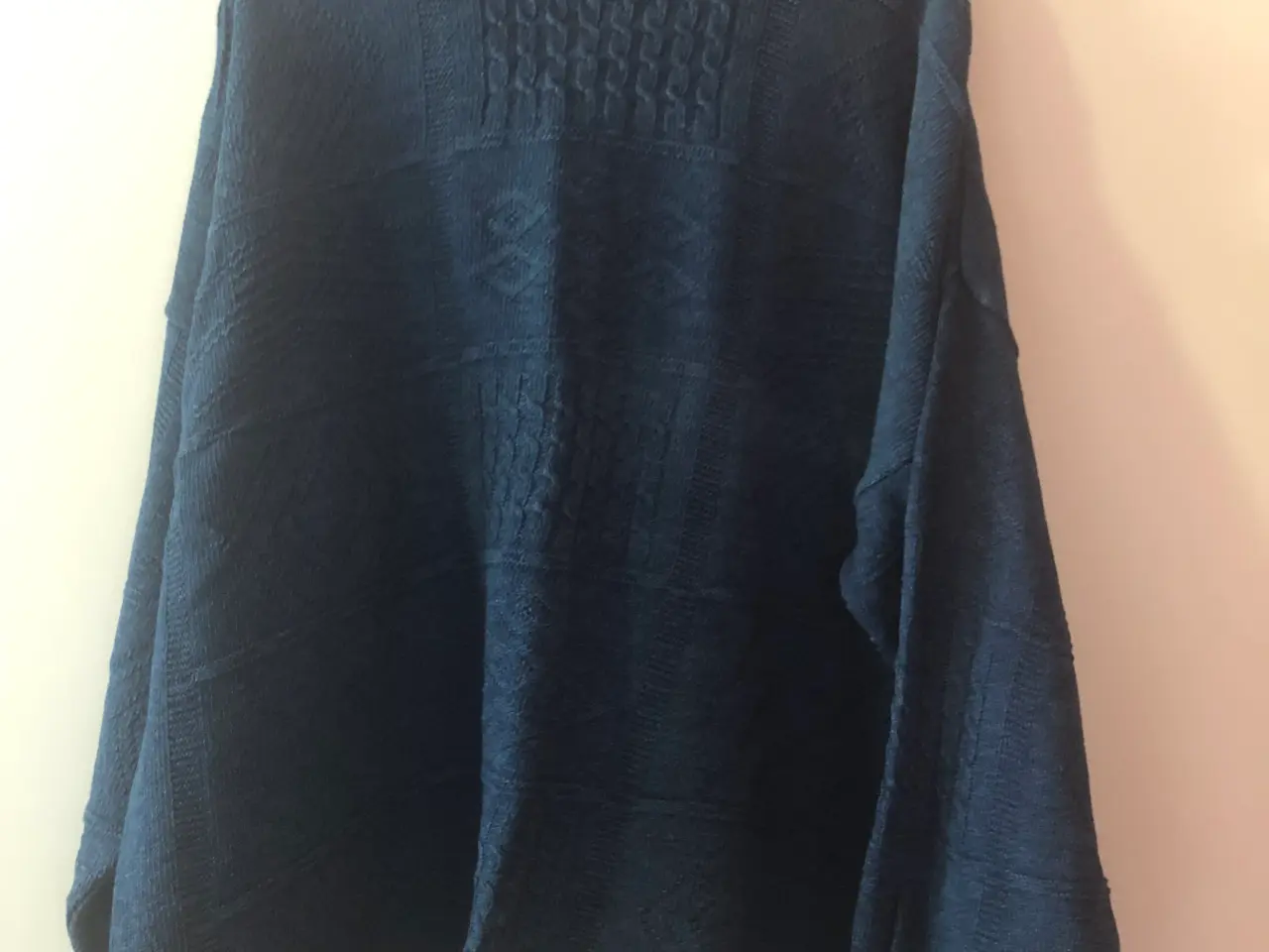 Billede 1 - Sweater i strik fra RON i mørkeblå