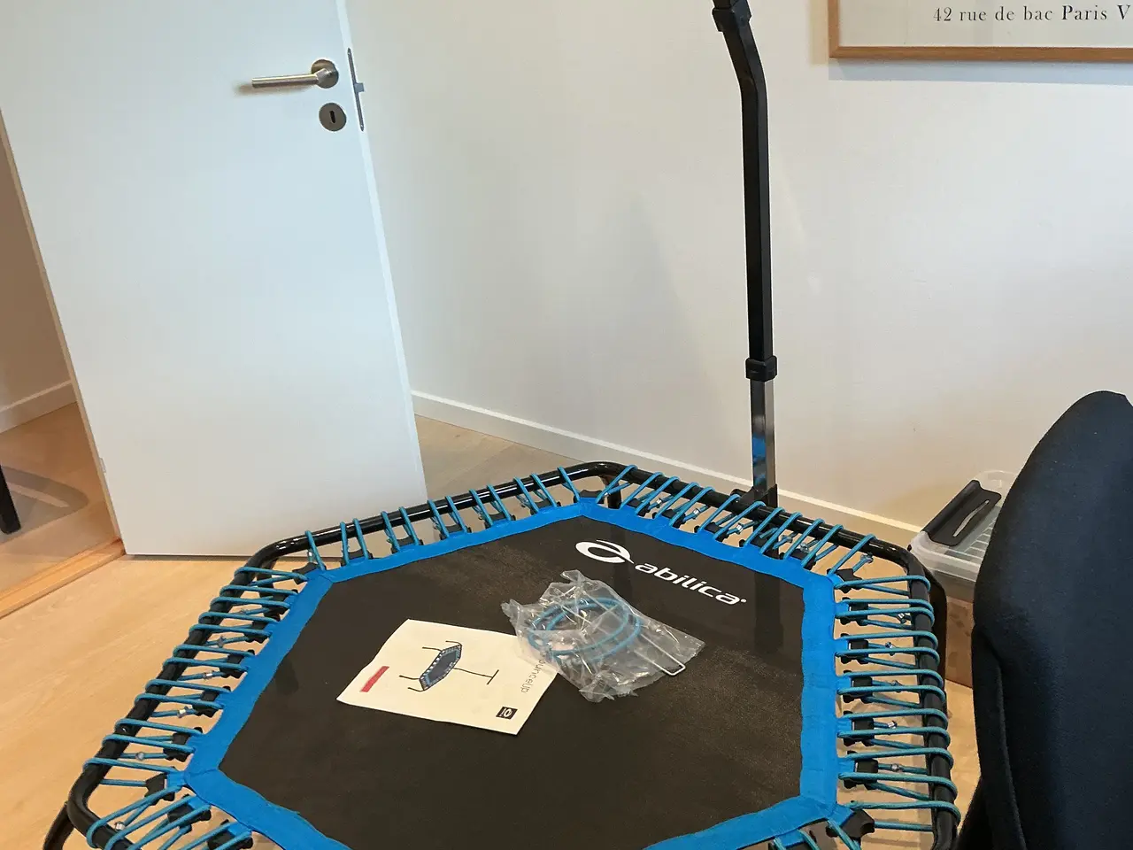Billede 1 - Fitness trampolin kun brugt 4 timer