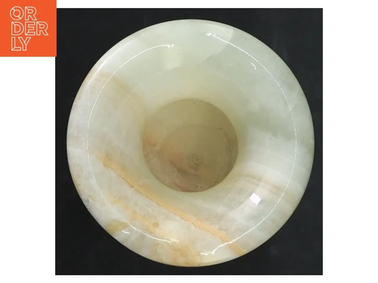 Billede 3 - Onyx marmorkrukke (str. H. 15 cm ø. 9 cm)