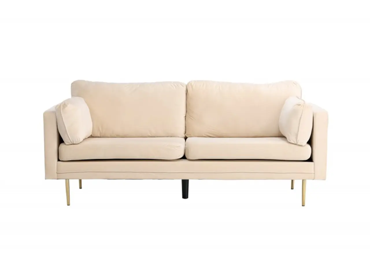 Billede 9 - Boom 3 personers Sofa - Beige og Messing