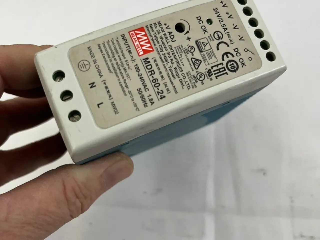 Billede 10 - Mean Well MDR-60-24 DIN Rail strømforsyning 24V