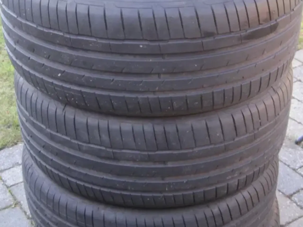 Billede 1 - 3 stk. lidt brugte 20" Hankook sommerdæk til Elbil