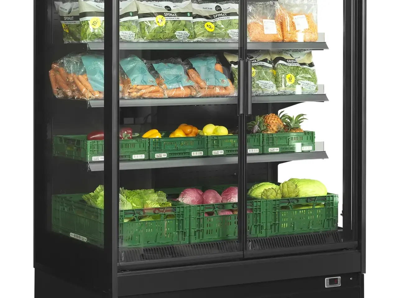 Billede 4 - Tefcold Multideck køler med glasdøre – EXTRA1250CD
