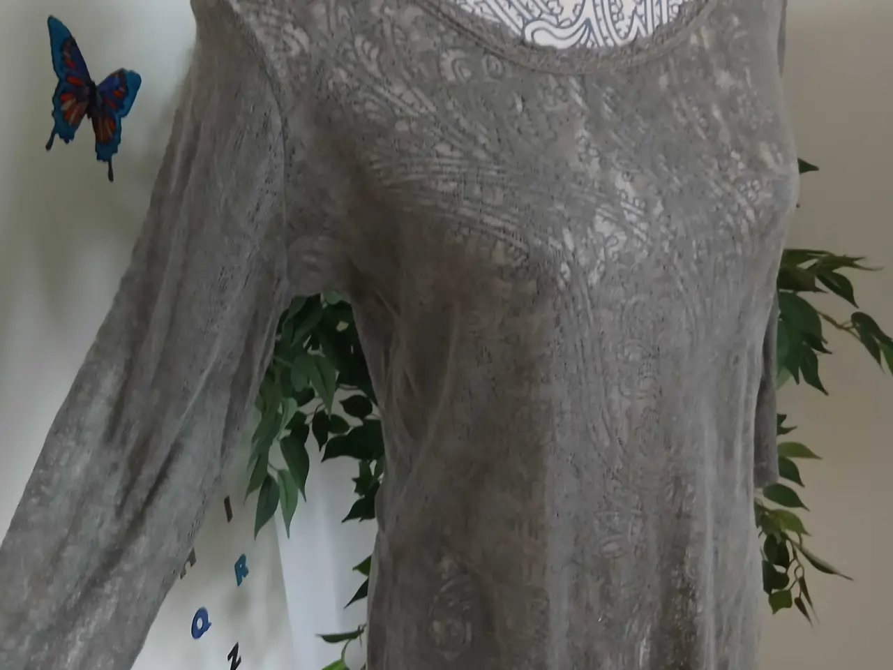 Billede 4 - Top. Cream. Large/40