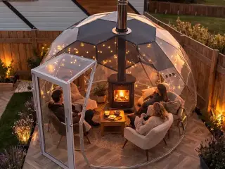Garden Dome i solid polycarbonat 4 sæsoner