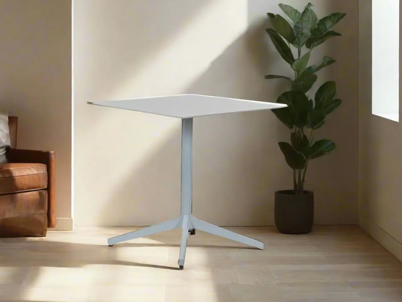 Billede 2 - Pedrali Ypsilon Bord – Hvid 69x69x74 cm