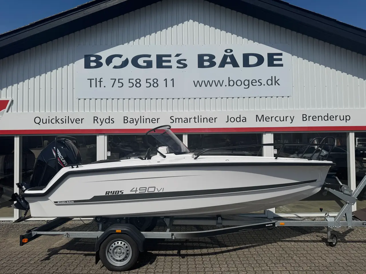 Billede 1 - 490 VI Sport X-Line - Mercury F60 ELPT-EFI m/solindsats