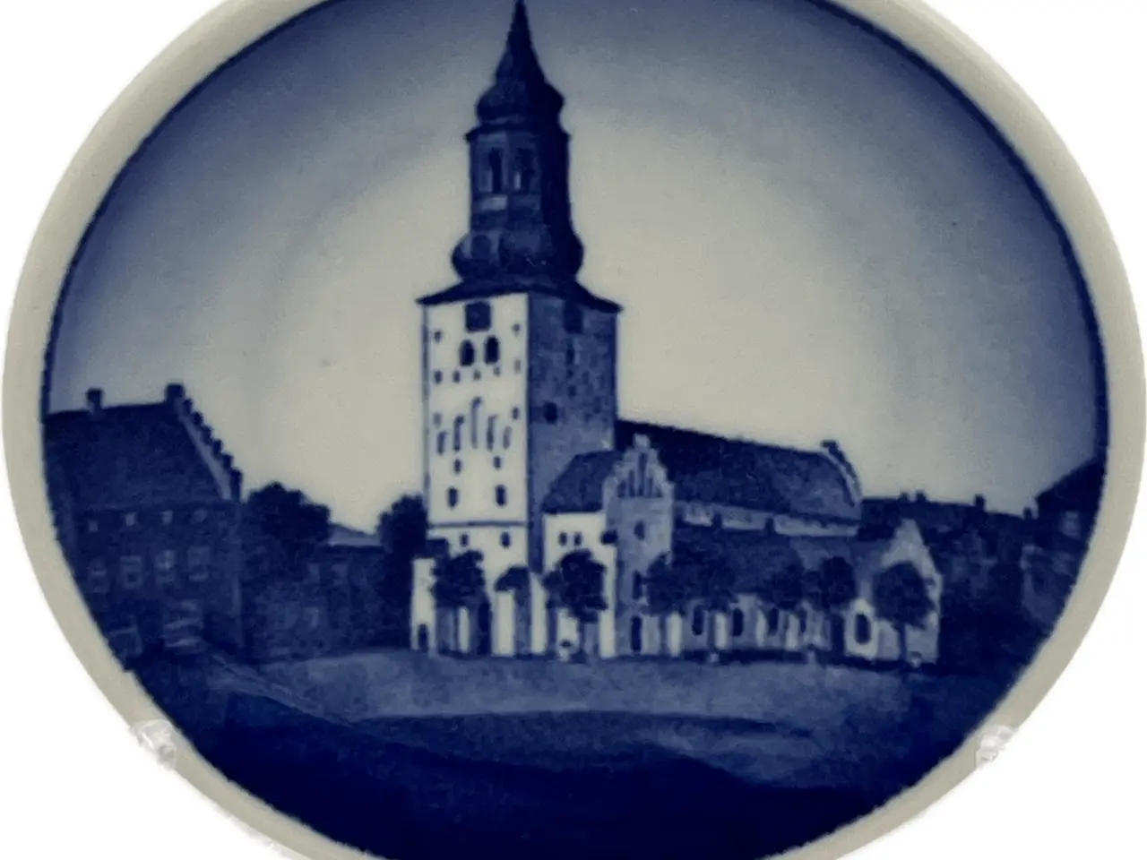 Billede 1 - Royal Copenhagen Mini Platte Budolfi Kirke 67-2010