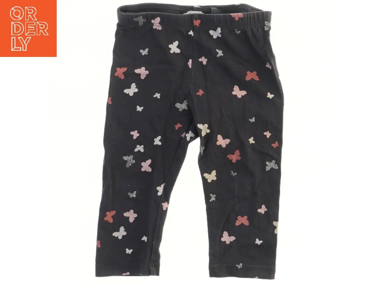 Billede 1 - Børne leggings med sommerfugle fra H&M (str. 98)