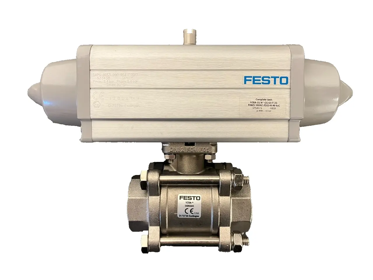 Billede 1 - Festo VZBA 1-1/4" Stainless Steel Pneumatic Ball