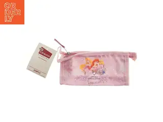 Lyserød penalhus med prinsessemotiv fra Disney (str. 20x10 cm)