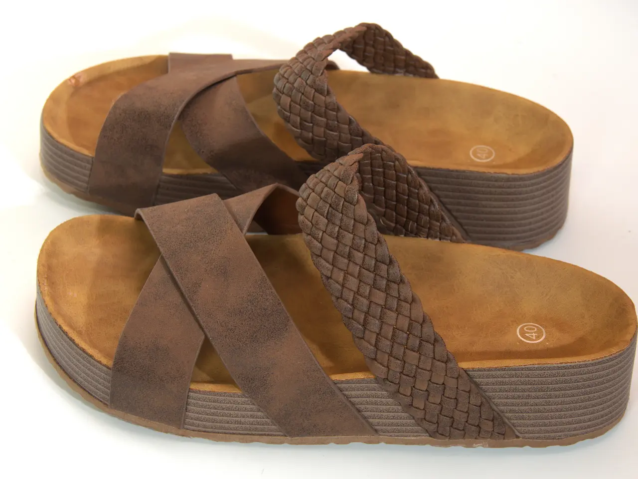 Billede 1 - Solide vintage damesandaler, velholdte.