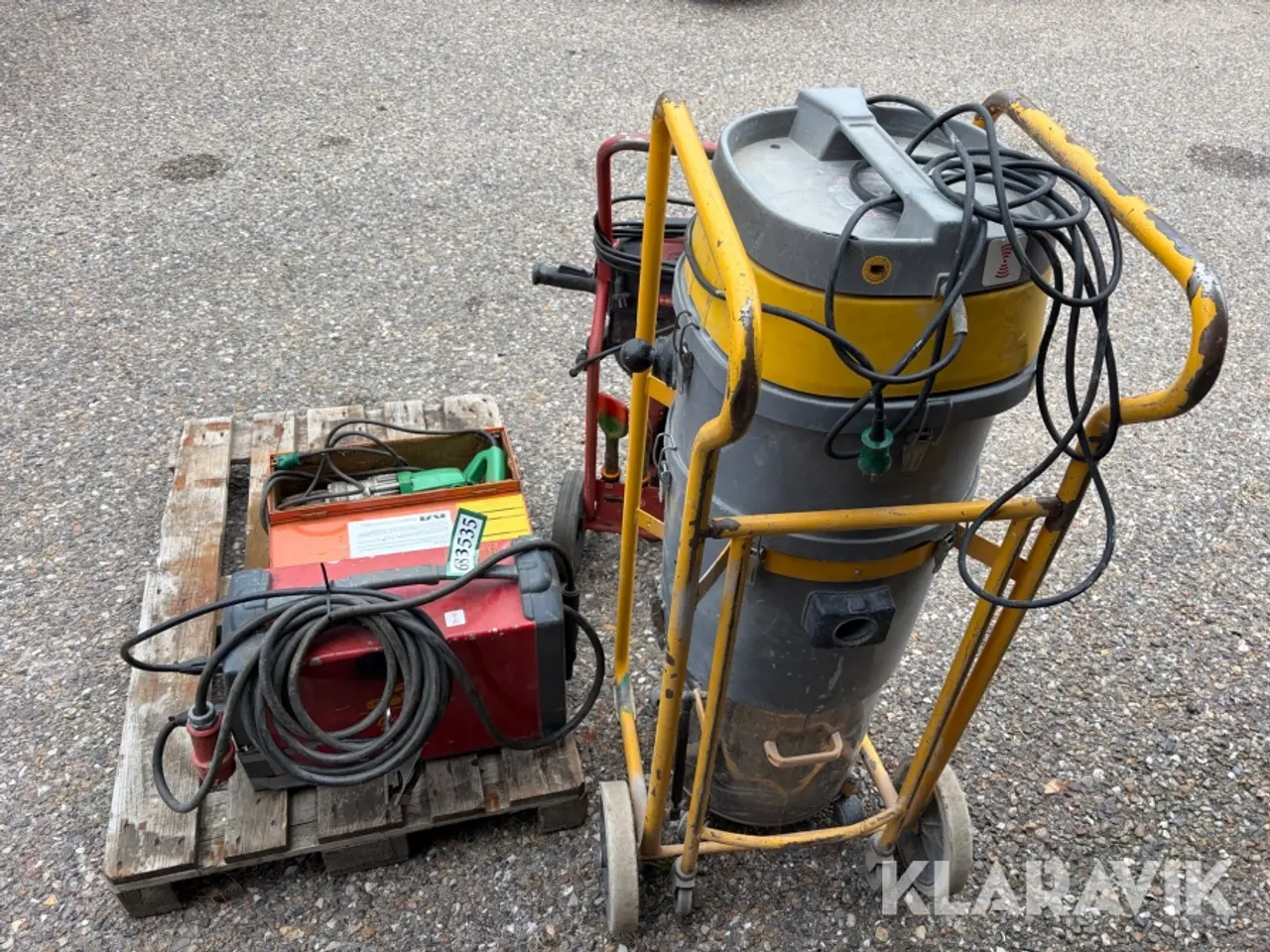 Billede 3 - Lot - Elektrodesvejser, jernklipper, brydehammer og støvsuger 4 styk