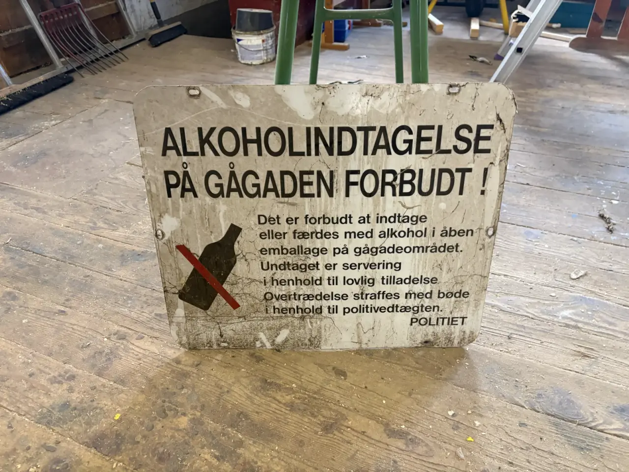 Billede 1 - Skilt, vejskilt, info skilt
