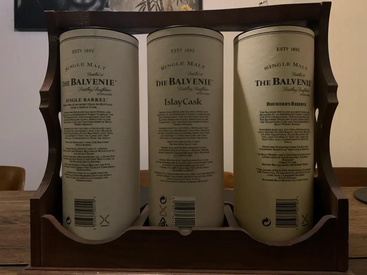 Billede 1 - Sæt med tre The Balvenie whisky