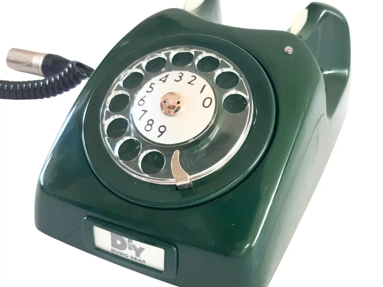 Billede 4 - Retro telefon mikrofon 2 (Mørk grøn)