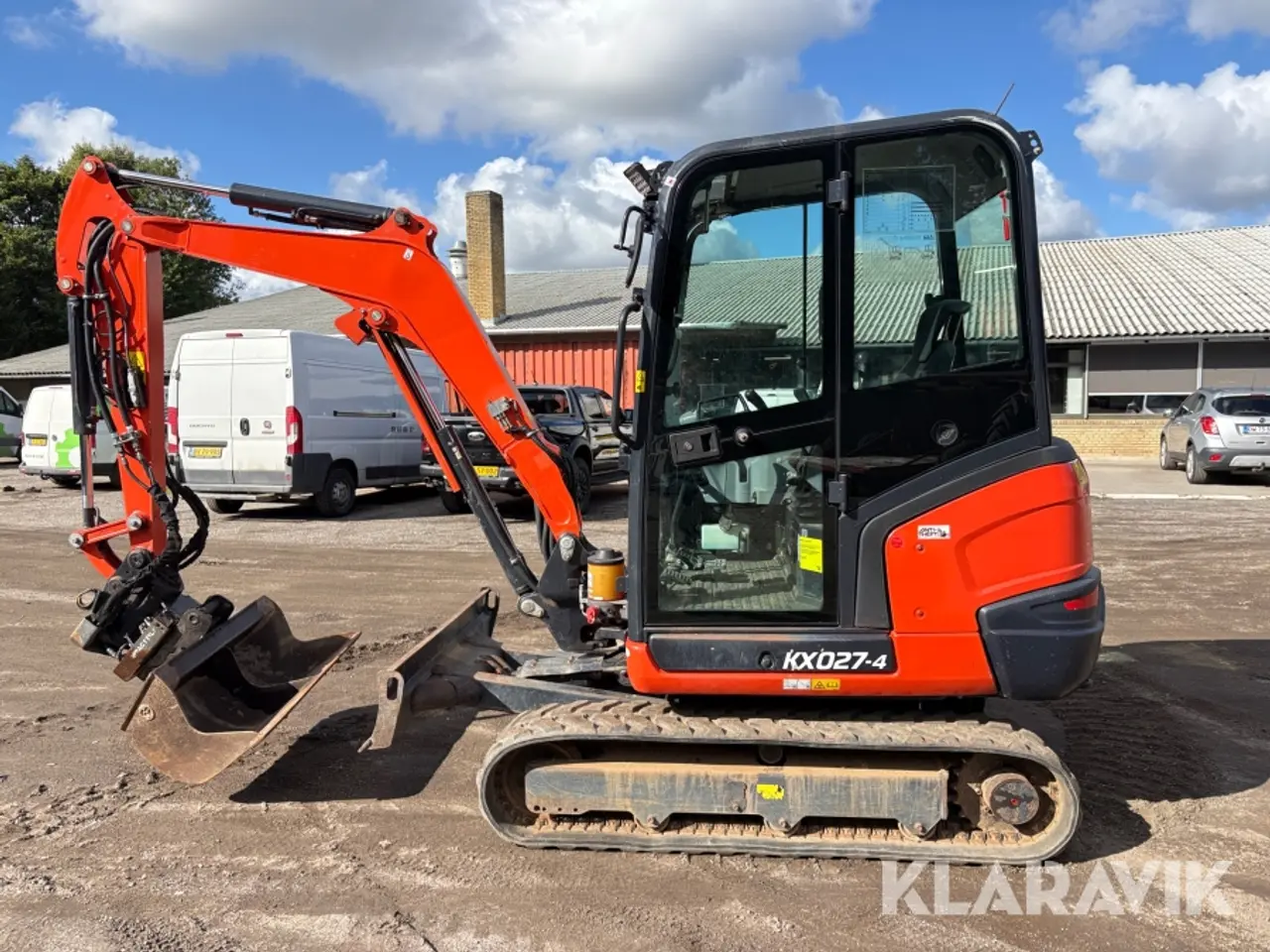 Billede 8 - Gravemaskine Kubota KX027-4 M. Centralsmøring