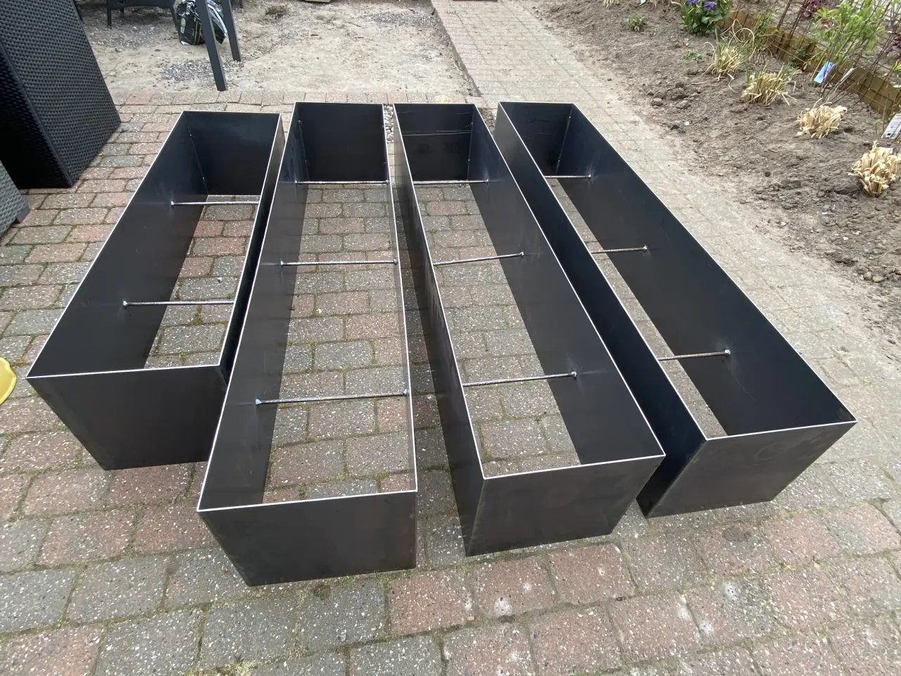 Billede 1 - Corten højbede / plantekasser – 3 mm stål