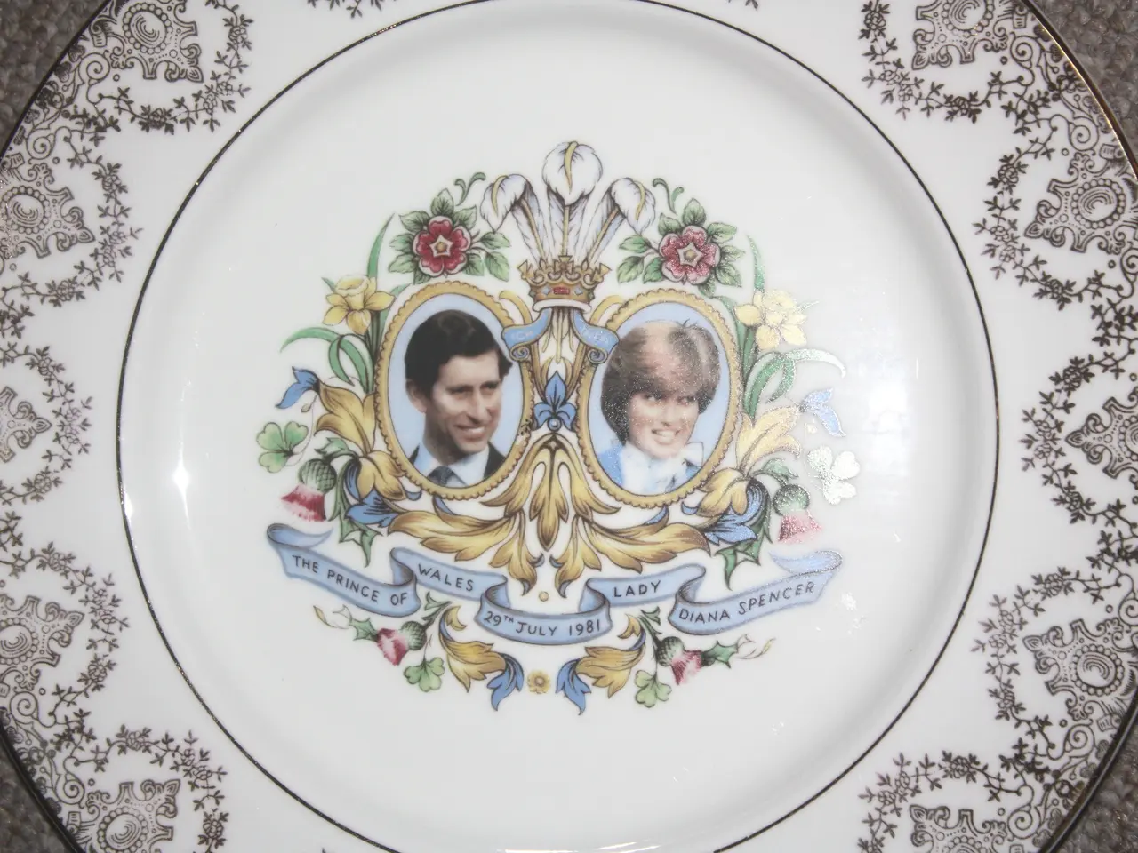 Billede 2 - Platte The Prince of Wales & Lady Diana Spencer