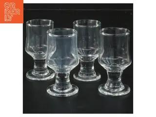 4 Hamlet Holmegaard glas (str. 4 stk Ø 4 cm længde 7,5 cm)