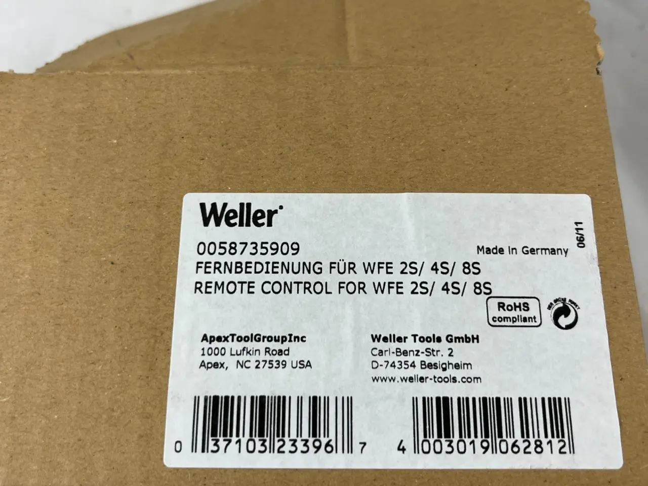 Billede 3 - Weller WFE Remote Control 0058735909 for WFE 2S 4S