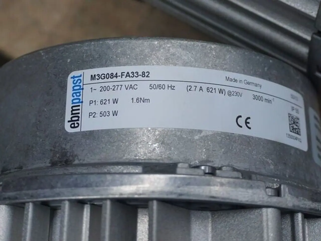 Billede 5 - ebm-papst M3G084-FA33-82 AC Motor 230V 621W HVAC