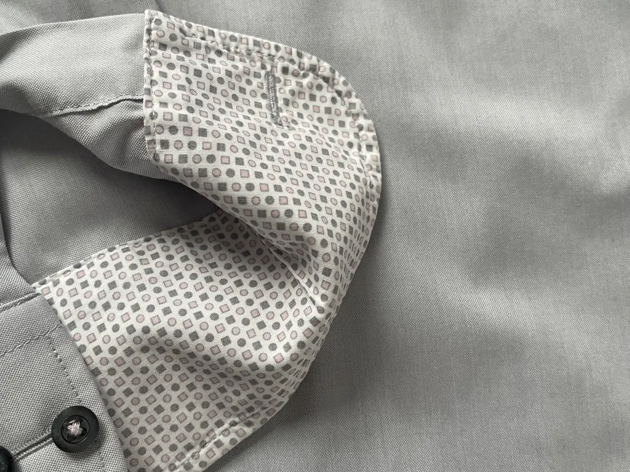 Billede 1 - Lysegrå Eterna skjorte str. 41 slim fit