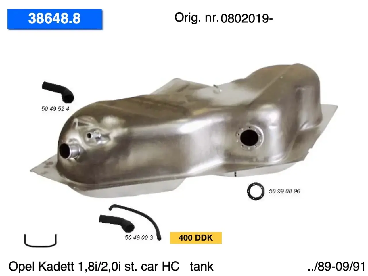 Billede 14 - Opel Kadett st. car tanke