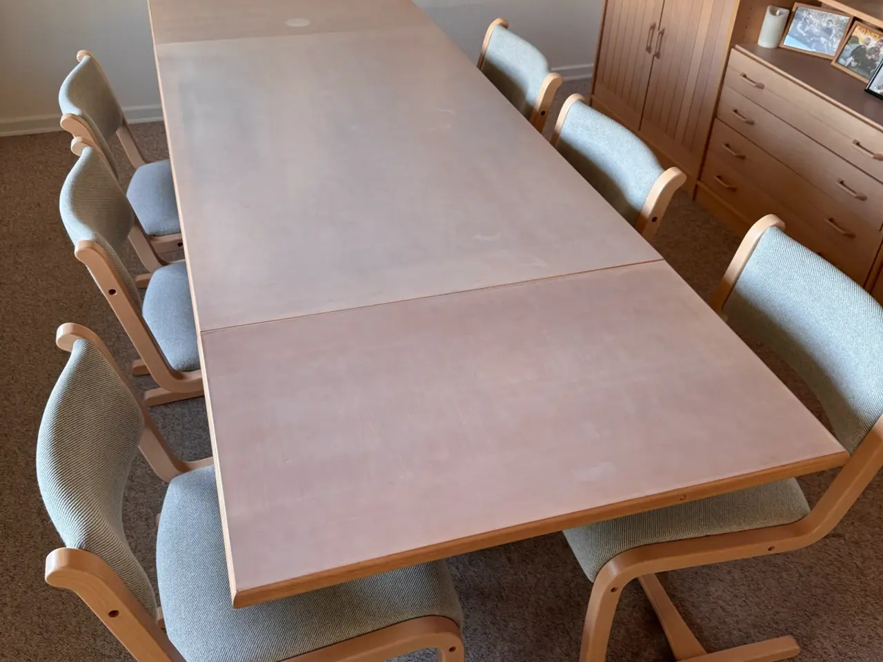 Billede 7 - Spisebordstole 6 styk + bord