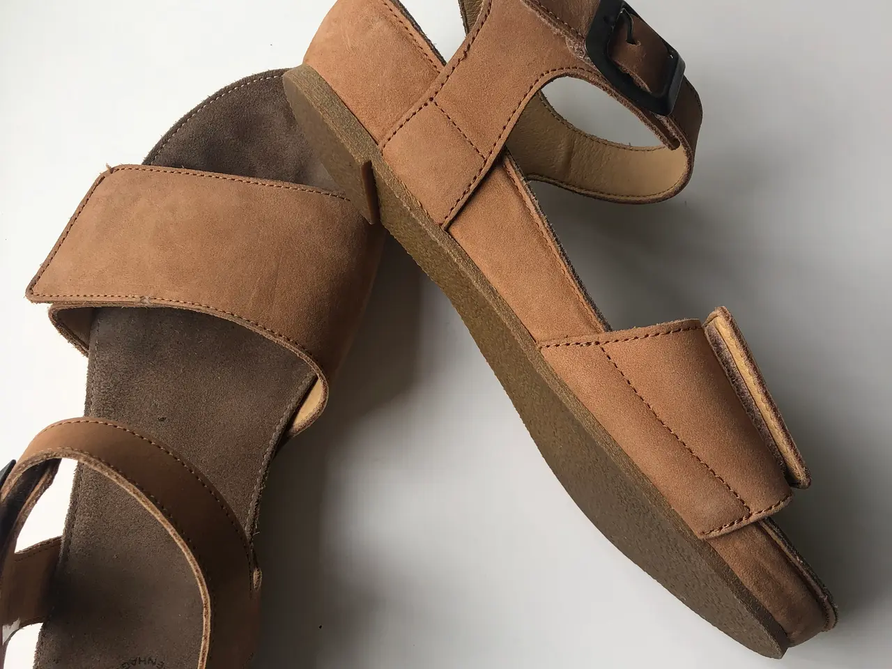 Billede 5 - Cashott sandal str 38, farve: brandy