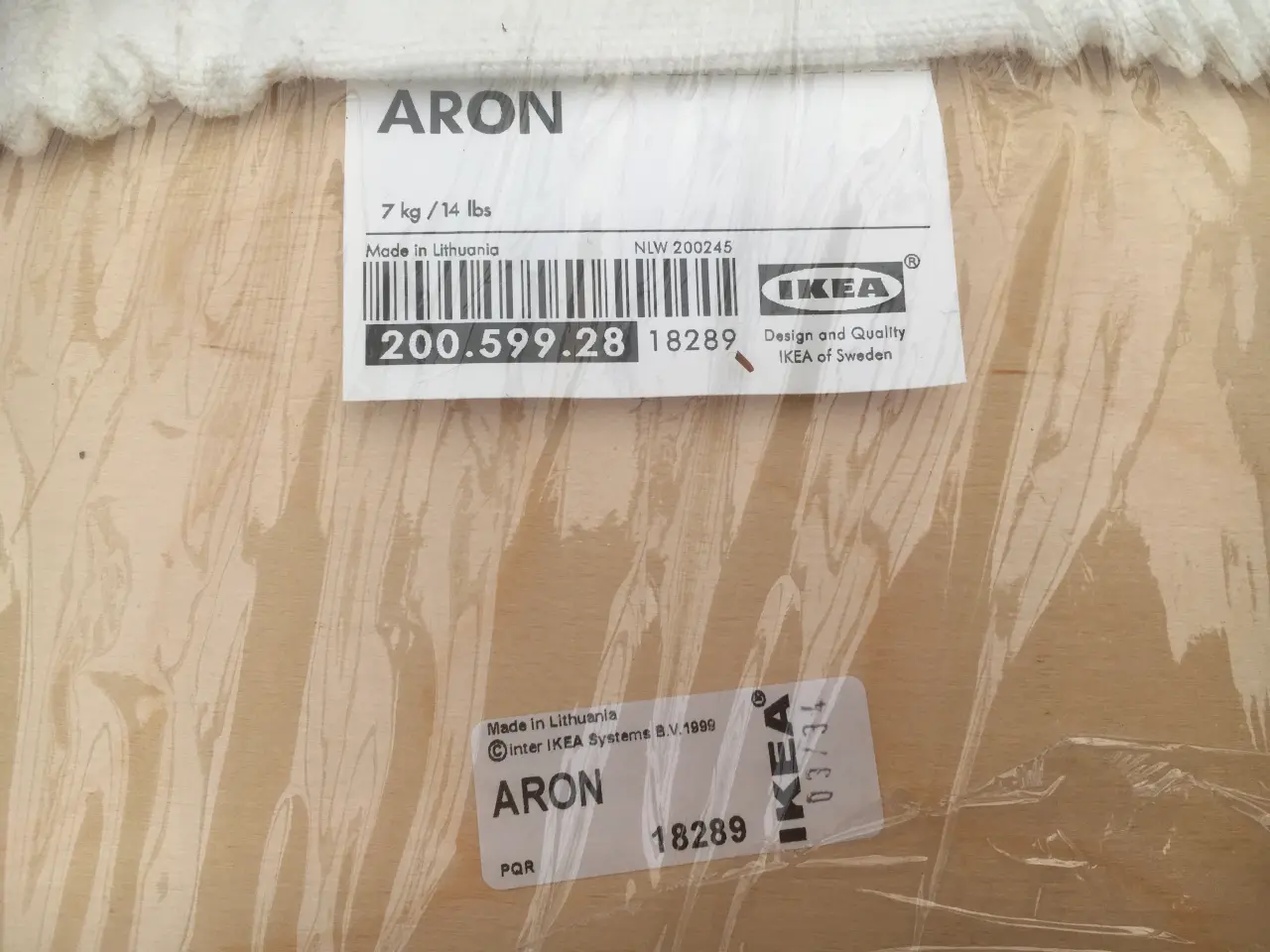 Billede 3 - Ekstra helt nyt sæde til Ikea Aron stol. Giv bud