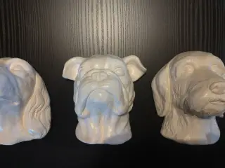 Afstøbning af hundehoved