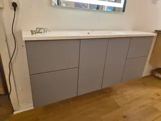 Slimline badsæt 140 cm.