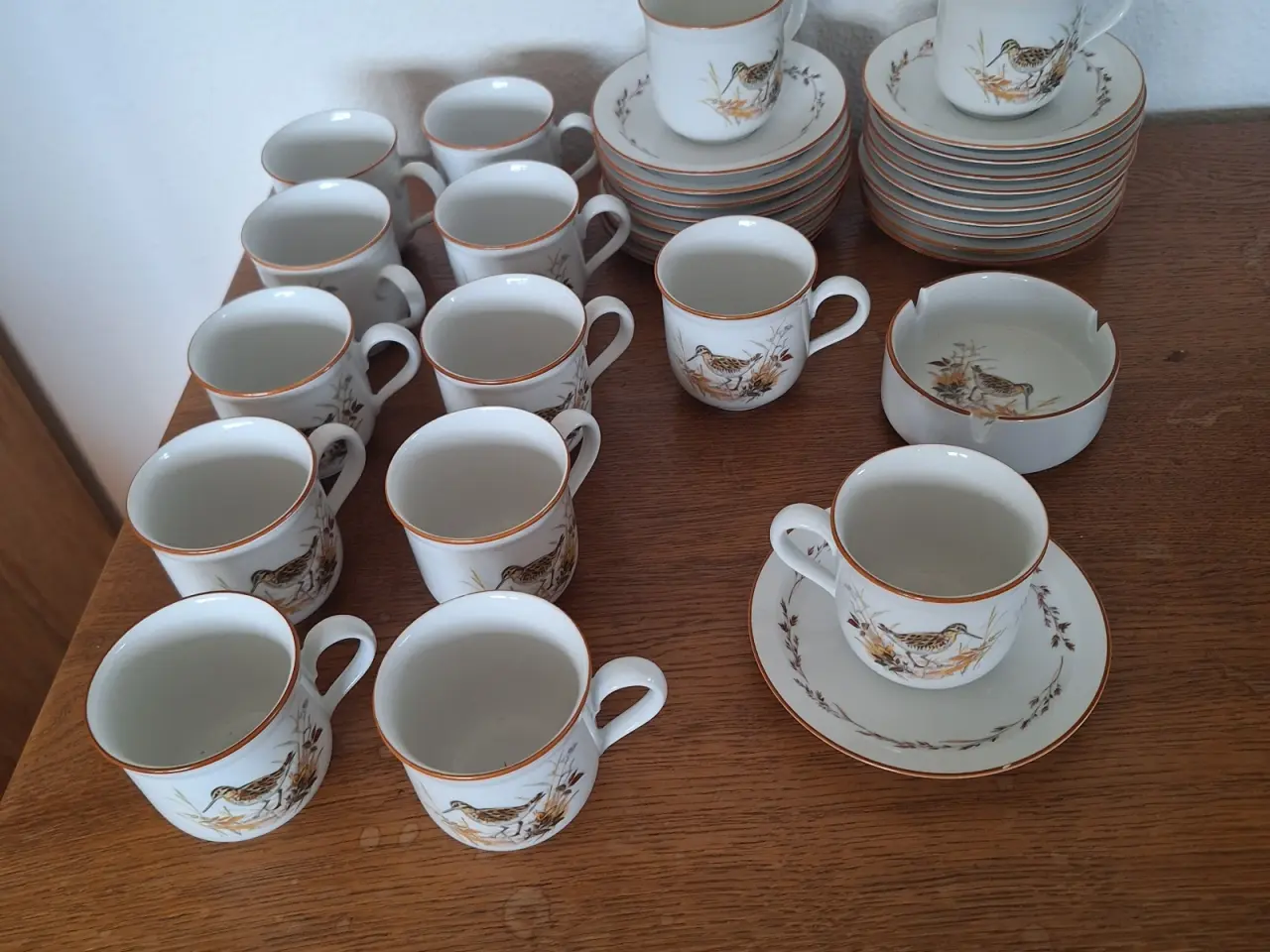 Billede 2 - Mads stage kaffekopper med underskål
