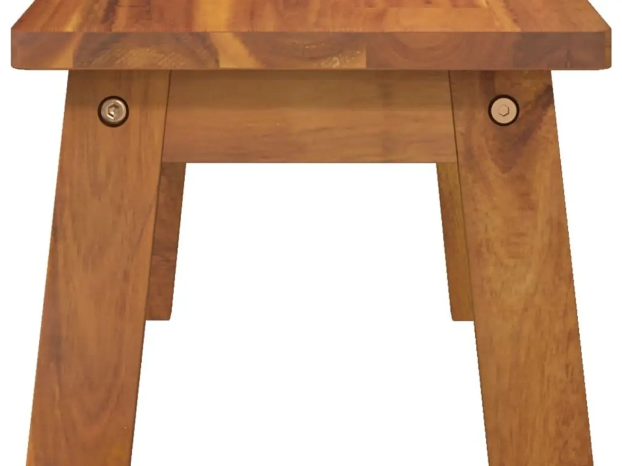 Billede 5 - Trinstol i massivt akacietræ - 38 x 26 x 22 cm