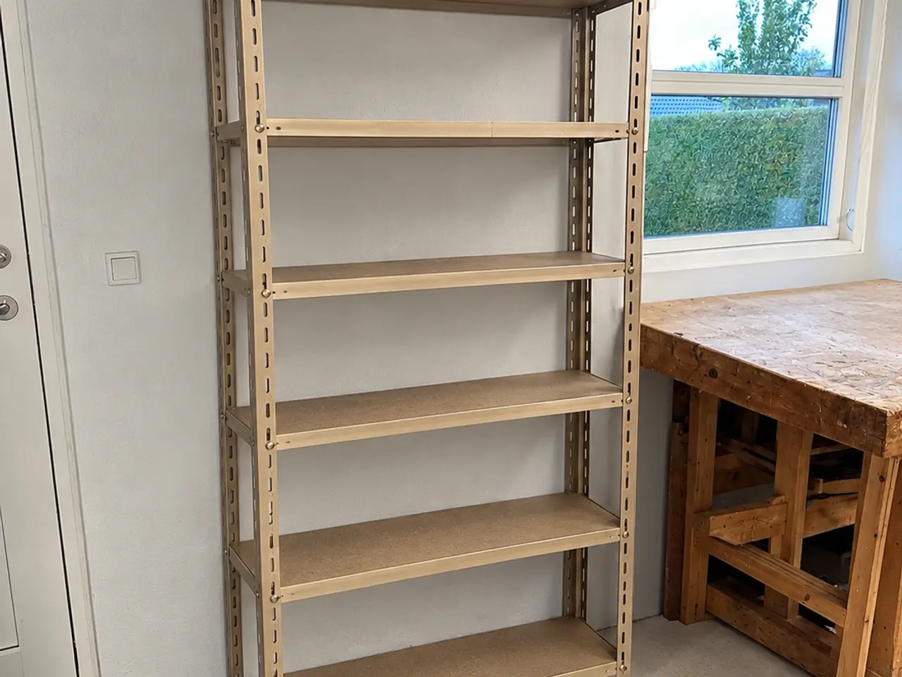 Billede 1 - Stål reoler  Værksteds reoler