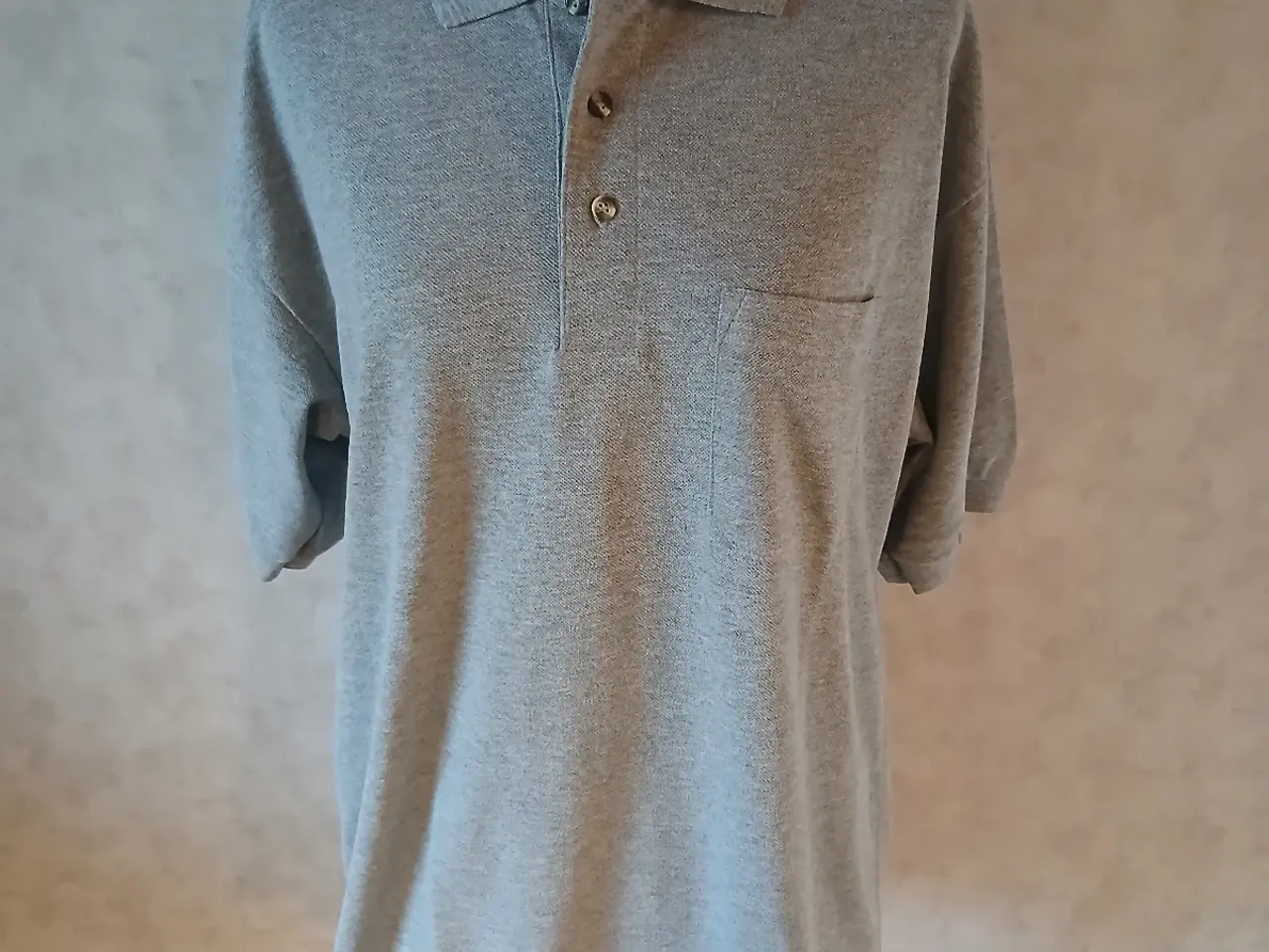 Billede 1 - Grå Polo T-shirt str L