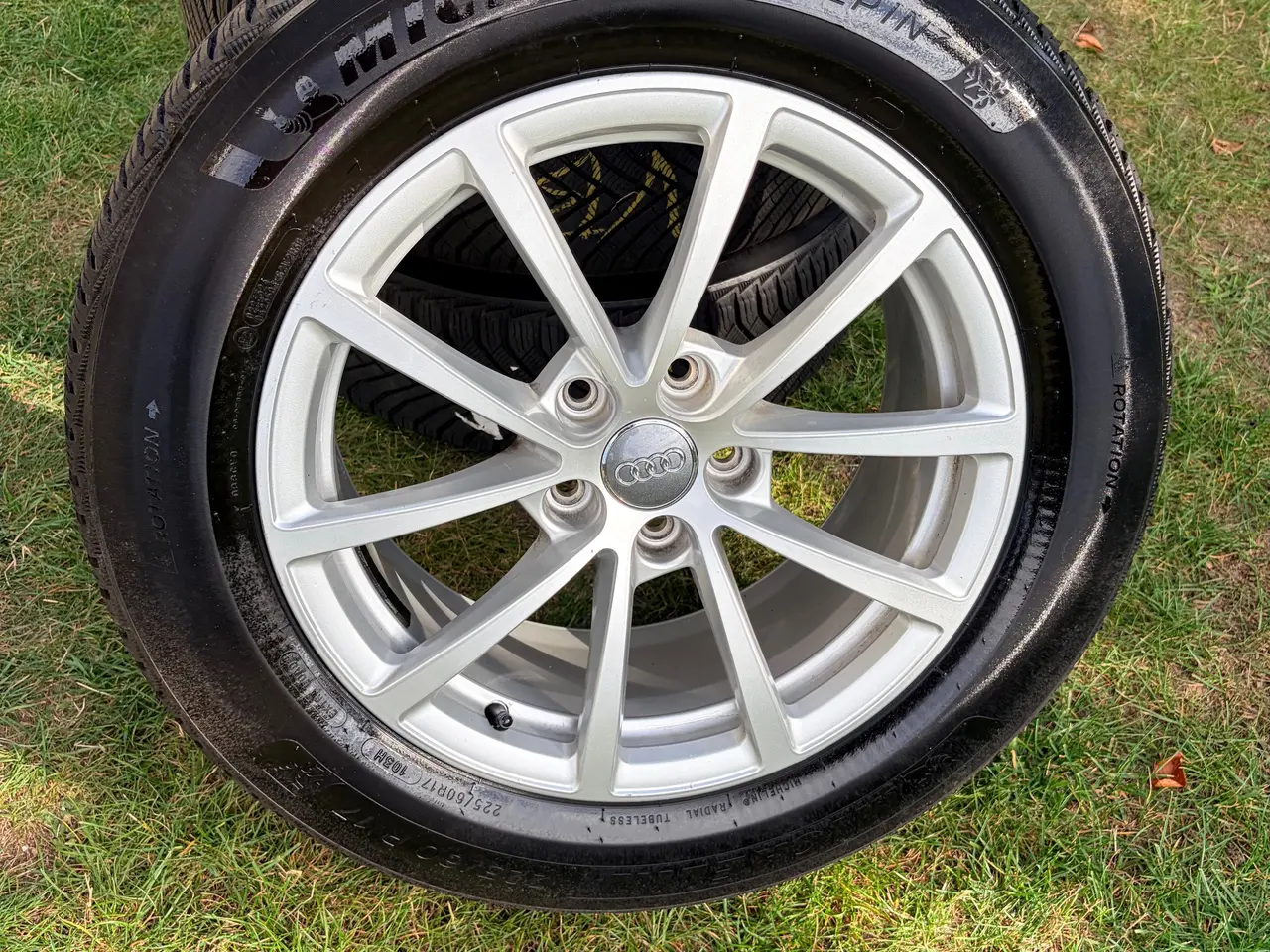 Billede 1 - Michelin A7 vinterdæk+originale Audi alufælge 17"